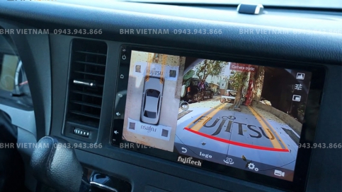 Màn hình DVD Android liền camera 360 Toyota Sienna 2014 - 2020 | Fujitech 360 